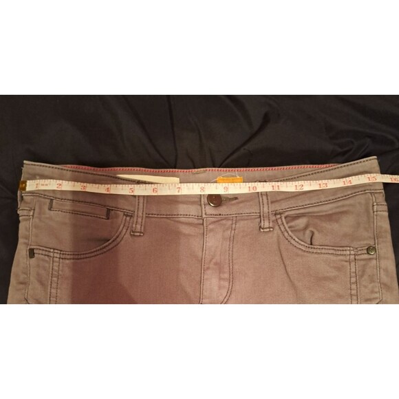 Anthropologie Pilcro and the Letterpress Jeans Sz 27 Stet Skinny Crop Purple - Picture 8 of 15